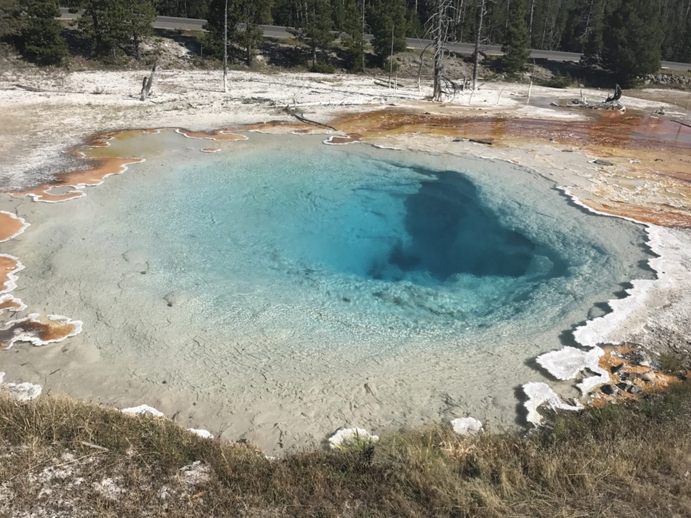 Yellowstone trip planning — autumn aerial near west entrance